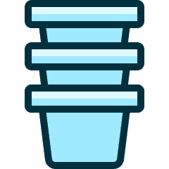 Gardening Pots Icon from Ultimate Duotone Set