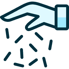 Gardening Seed Hand Icon from Ultimate Duotone Set