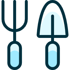 Gardening Tools Icon from Ultimate Duotone Set