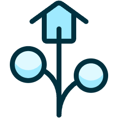 Outdoors Bird House Icon from Ultimate Duotone Set