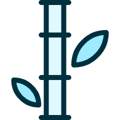 Plant Bamboo Icon from Ultimate Duotone Set