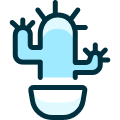 Plant Cactus Icon from Ultimate Duotone Set