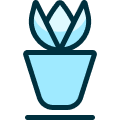 Plant Pot 2 Icon from Ultimate Duotone Set
