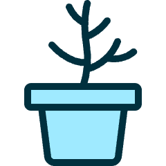 Plant Pot 3 Icon from Ultimate Duotone Set