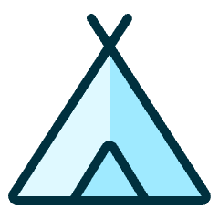 Camping Tent Icon from Ultimate Duotone Set