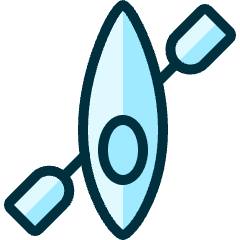 Canoe 1 Icon from Ultimate Duotone Set