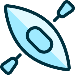 Canoe Icon from Ultimate Duotone Set