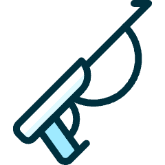Diving Gun Icon from Ultimate Duotone Set