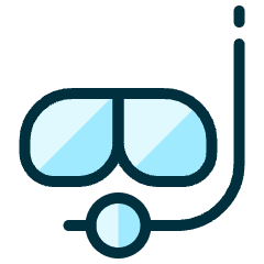 Diving Mask Icon from Ultimate Duotone Set