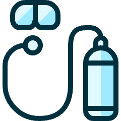 Diving Oxygen Icon from Ultimate Duotone Set