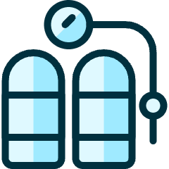 Diving Oxygen Tank Icon from Ultimate Duotone Set