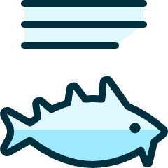 Fishing Catch Icon from Ultimate Duotone Set