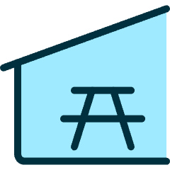 Outdoors Barn Bench Icon from Ultimate Duotone Set