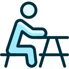 Outdoors Bench Sit Icon from Ultimate Duotone Set