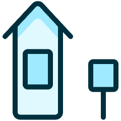 Outdoors Bird House Icon from Ultimate Duotone Set
