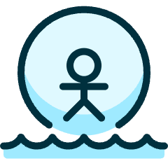 Outdoors Bubble Ball Icon from Ultimate Duotone Set