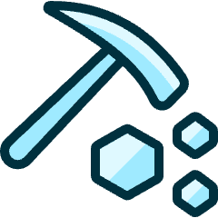 Outdoors Mining Icon from Ultimate Duotone Set