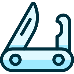Outdoors Swiss Knife Icon from Ultimate Duotone Set