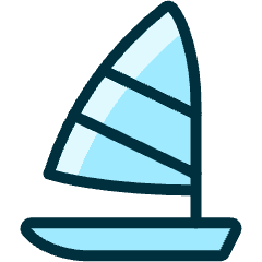 Sailing Boat 1 Icon from Ultimate Duotone Set