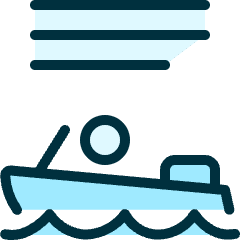 Sailing Boat Person Icon from Ultimate Duotone Set