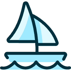 Sailing Boat Water 1 Icon from Ultimate Duotone Set
