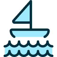 Sailing Boat Water Icon from Ultimate Duotone Set