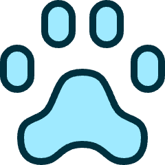 Animal Print Icon from Ultimate Duotone Set