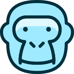 Monkey Icon from Ultimate Duotone Set