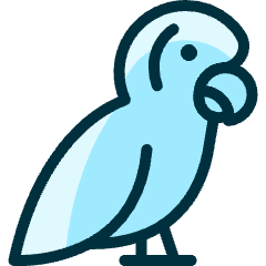 Parrot 1 Icon from Ultimate Duotone Set