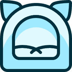 Cat Bed Icon from Ultimate Duotone Set