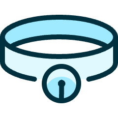 Cat Bell Collar Icon from Ultimate Duotone Set