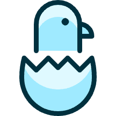 Chicken Hatch Icon from Ultimate Duotone Set