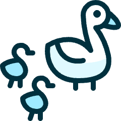 Chicken Mother Icon from Ultimate Duotone Set