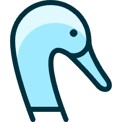 Duck 2 Icon from Ultimate Duotone Set