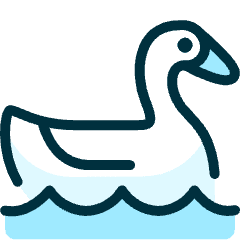 Duck Water Icon from Ultimate Duotone Set