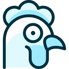 Rooster 1 Icon from Ultimate Duotone Set