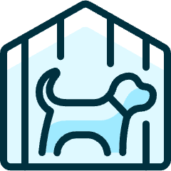 Dog House Icon from Ultimate Duotone Set