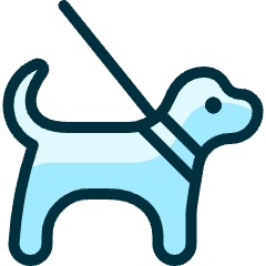 Dog Leash Icon from Ultimate Duotone Set