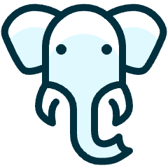 Elephant Head Icon from Ultimate Duotone Set