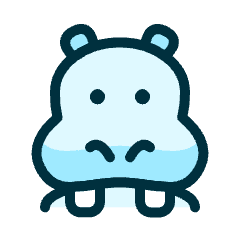 Hippo Icon from Ultimate Duotone Set