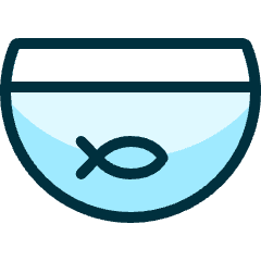 Fish Bowl Icon from Ultimate Duotone Set