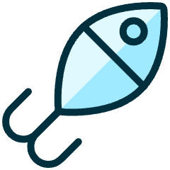 Fishing Lure Icon from Ultimate Duotone Set