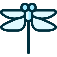 Flying Insect Dragonfly 2 Icon from Ultimate Duotone Set