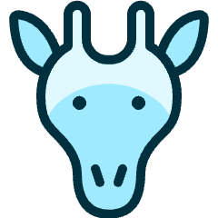 Giraffe Icon from Ultimate Duotone Set