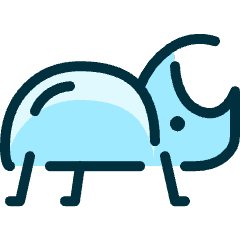 Insect 1 Icon from Ultimate Duotone Set