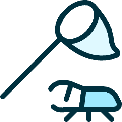 Insect Catch Icon from Ultimate Duotone Set