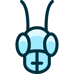 Insect Head Icon from Ultimate Duotone Set