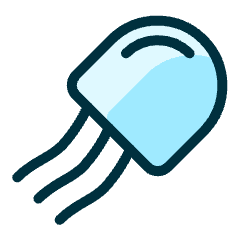 Jellyfish 1 Icon from Ultimate Duotone Set