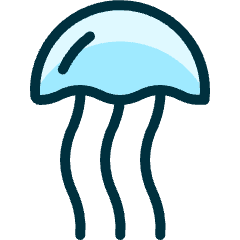 Jellyfish Box Icon from Ultimate Duotone Set