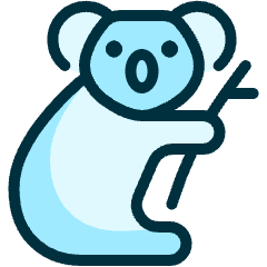 Koala Bamboo Icon from Ultimate Duotone Set